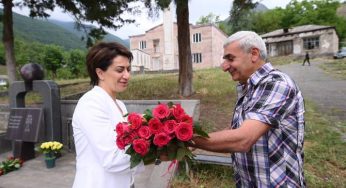 Супруга премьер-министра Анна Акопян посетила швейную мастерскую общины Шикаох