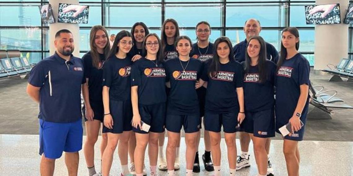 Женская сборная Армении по баскетболу М20 отправилась в Скопье