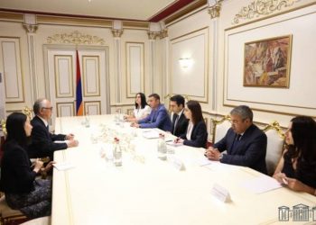 Ален Симонян и посол Японии в Армении обсудили вопросы, связанные с важностью регионального мира и безопасности