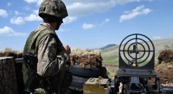 Вооруженные силы Азербайджана открыли огонь в направлении боевых позиций Армении из стрелкового оружия разного калибра