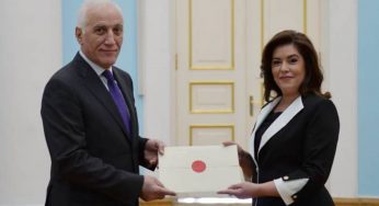 Ваагну Хачатуряну вручила верительные грамоты новоназначенный посол Албании