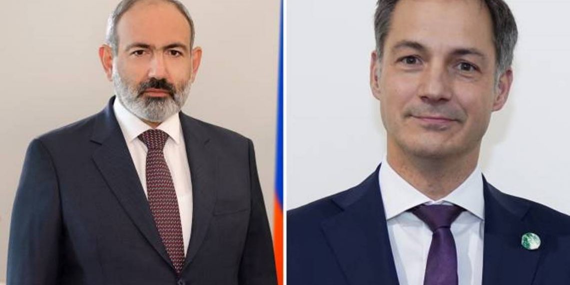 Никол Пашинян пригласил премьер-министра Бельгии посетить Армению