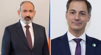 Никол Пашинян пригласил премьер-министра Бельгии посетить Армению