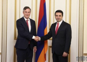 Ален Симонян выразил благодарность делегации Европарламента за усилия по установлению мира в регионе