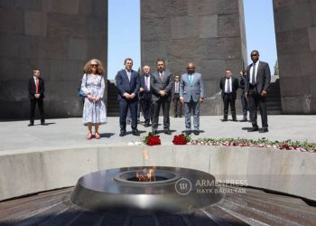 Делегация во главе с председателем Генассамблеи ООН посетила Мемориал жертв Геноцида армян