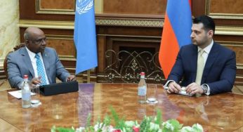 Вице-премьер Матевосян принял председателя Генеральной ассамблеи ООН Абдуллу Шахида