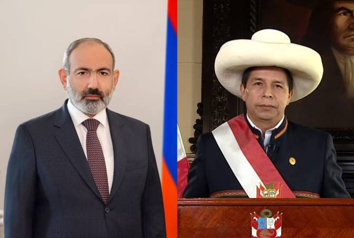 Никол Пашинян поздравил президента Перу с Днем независимости