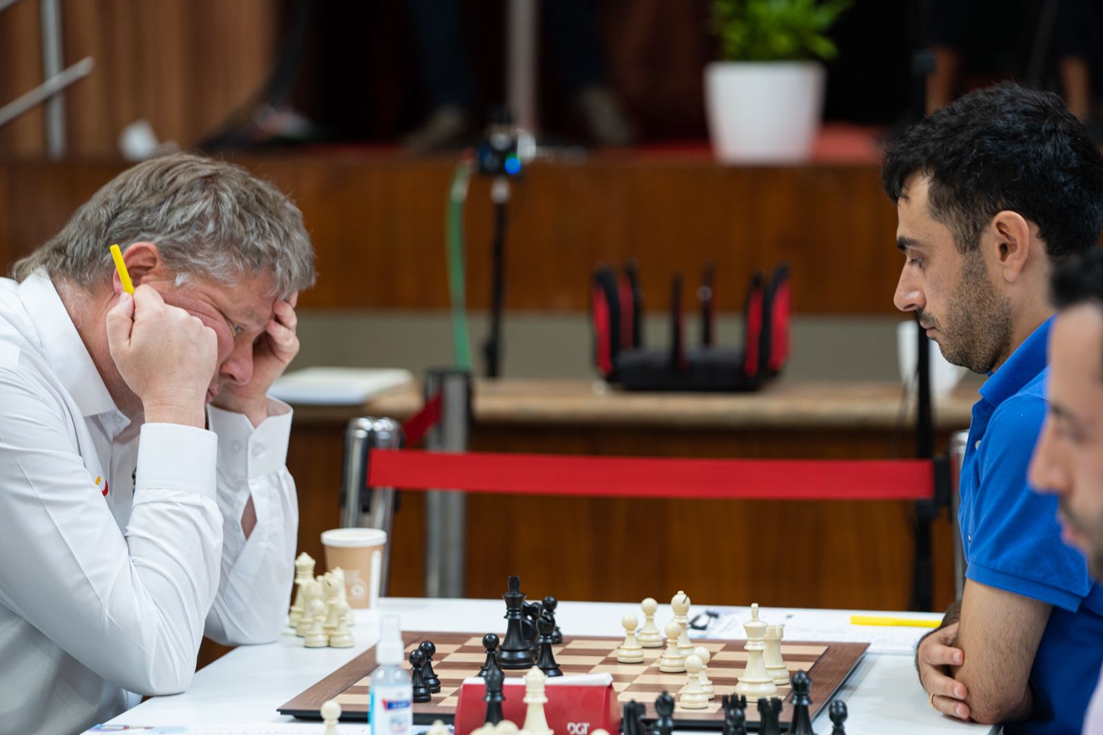 Саргсян против Широва. Фотография Марии Емельяновой/Chess.com.