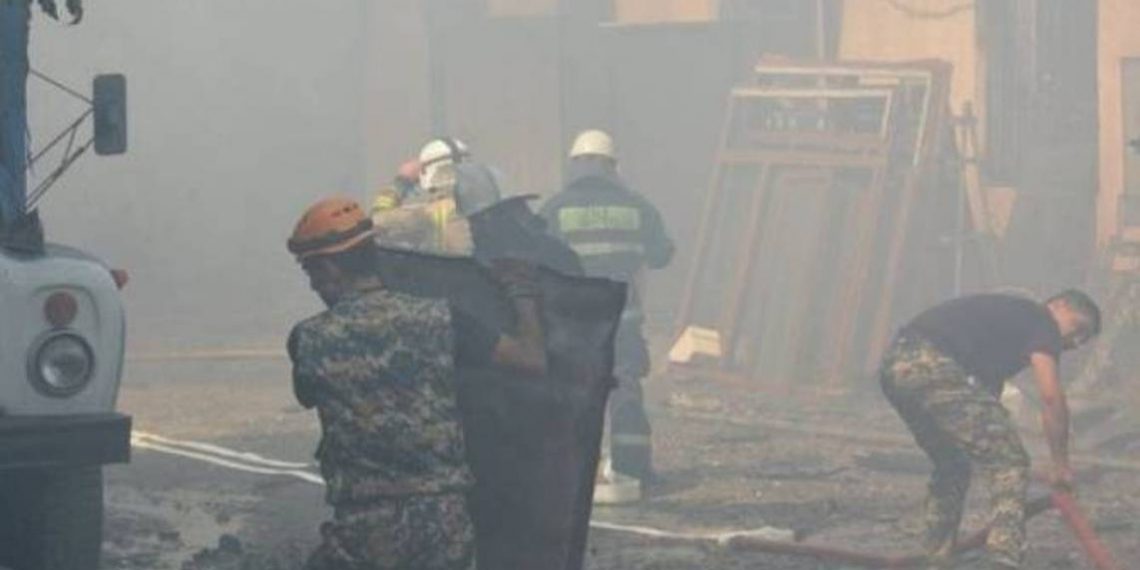 По факту пожара и взрывов в Степанакерте возбуждено уголовное дело: арестованы четыре человека