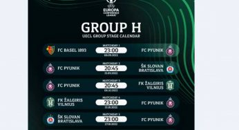 «Пюник» начнет борьбу в групповом этапе Лиги конференций выездным матчем против «Базеля»