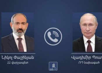 Никол Пашинян и Владимир Путин обсудили ситуацию вокруг Нагорного Карабаха