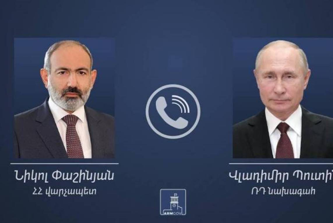 Никол Пашинян и Владимир Путин обсудили ситуацию вокруг Нагорного Карабаха