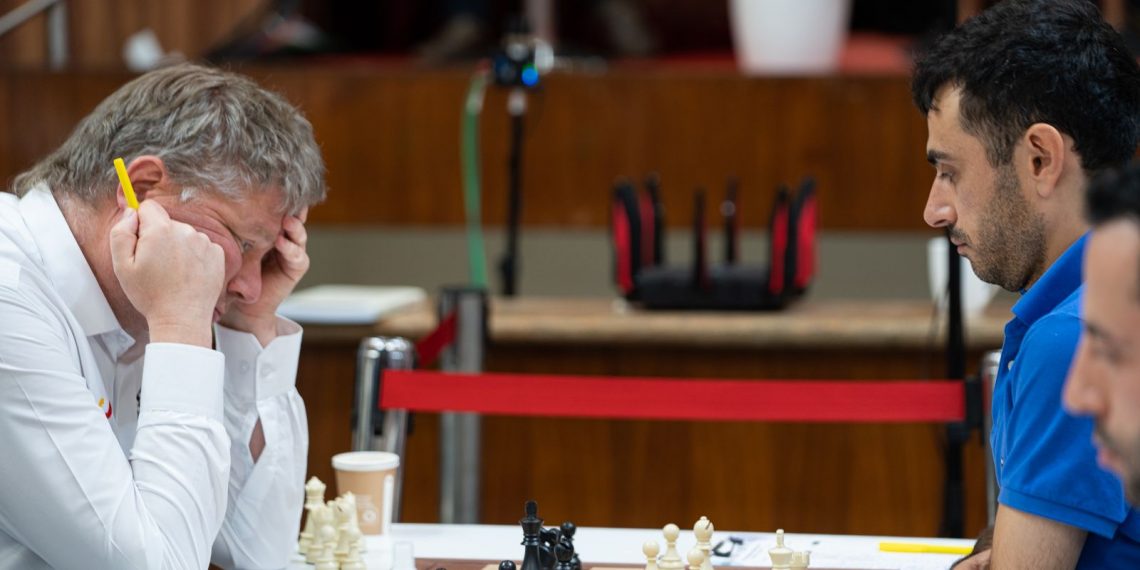 Саргсян против Широва. Фотография Марии Емельяновой/Chess.com.