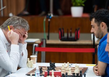 Саргсян против Широва. Фотография Марии Емельяновой/Chess.com.