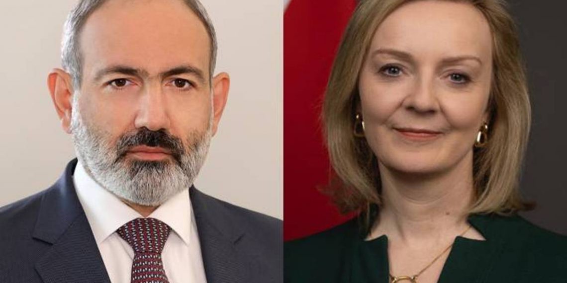 Премьер-министр Армении Никол Пашинян поздравил Премьер-министра Великобритании и Северной Ирландии