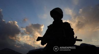 В результате выстрела противника погиб военнослужащий срочной службы: Министерство обороны Армении