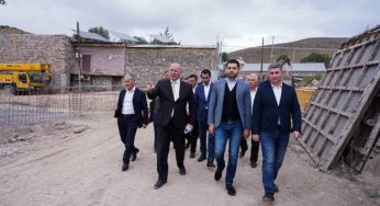 Вице-премьер Армении в Гегаркунике осмотрел работы, проводимые за счет средств государственного бюджета