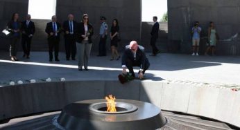 Сопредседатель США МГ ОБСЕ Филипп Рикер и посол США в Армении посетили Мемориал Геноцида армян