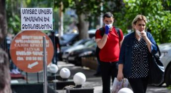 В Армении в течение прошедшей недели зарегистрировано 2 575 случаев Covid-19