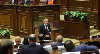 Никол Пашинян выступит в Национальном собрании