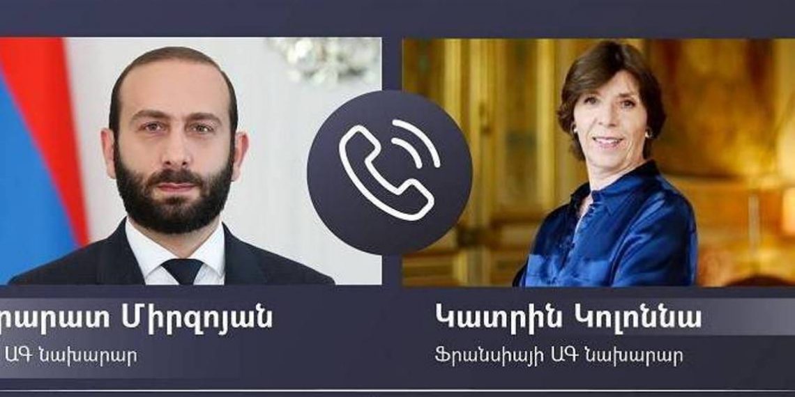 Глава МИД Армении представил французскому коллеге ситуацию вследствие агрессии Азербайджана