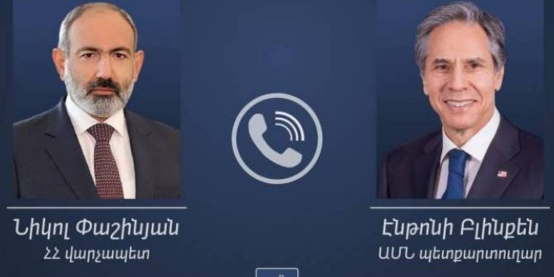 Никол Пашинян и Энтони Блинкен коснулись обсуждений на основании обращения Армении в Совет Безопасности ООН