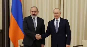 Никол Пашинян и Владимир Путин обсудили вопросы, касающиеся реализации решений, принятых по заявлению Армении в ОДКБ