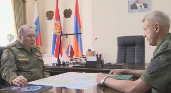 Начальник Погрануправления ФСБ РФ в Армении информировал начальника ОШ ОДКБ о ситуации на армяно-азербайджанской границе