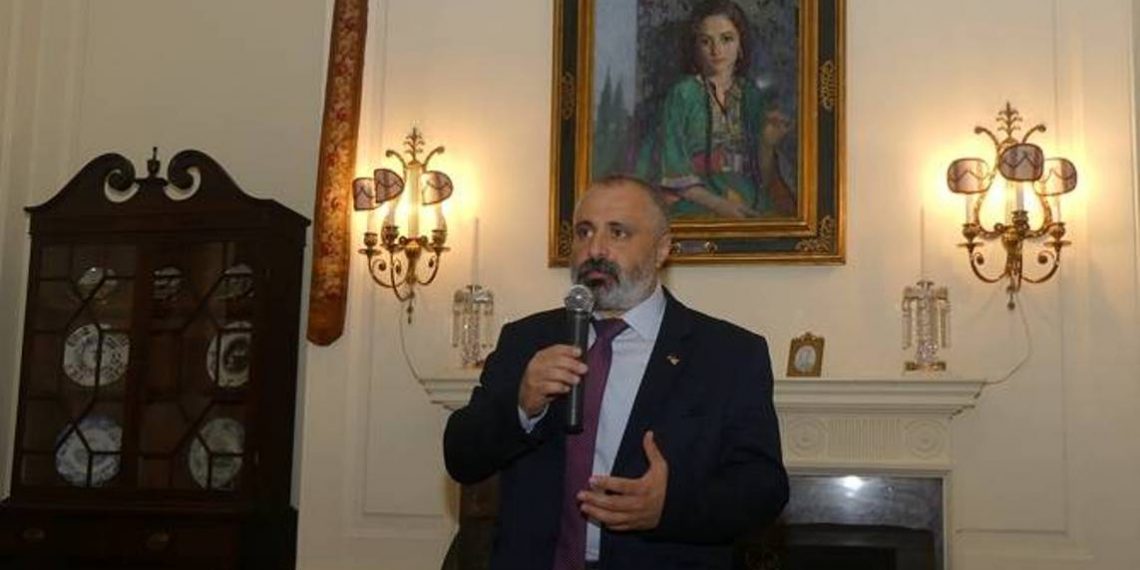 Министр ИД Арцаха выступил в Доме-музее Вудро Вильсона на банкете, посвященном безопасности и свободе Арцаха