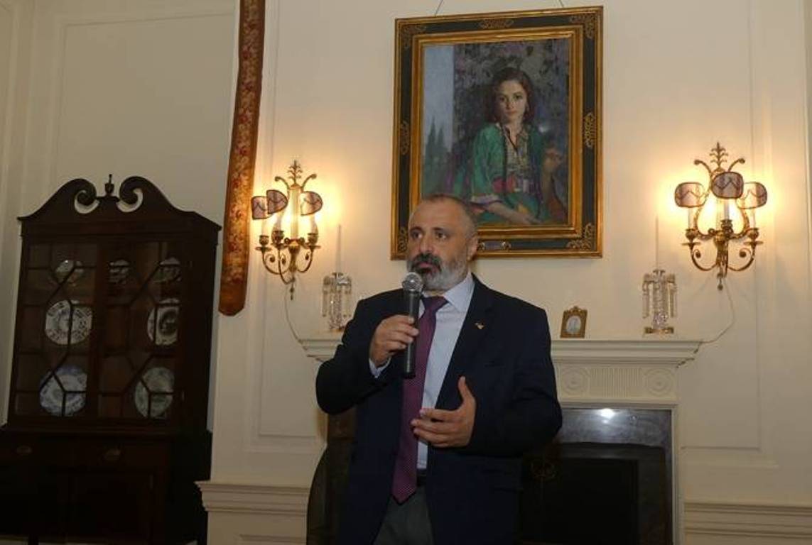 Министр ИД Арцаха выступил в Доме-музее Вудро Вильсона на банкете, посвященном безопасности и свободе Арцаха