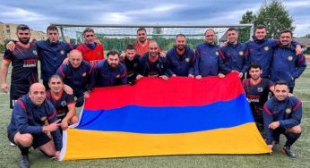 Армянские журналисты — победители футбольного турнира в Литве