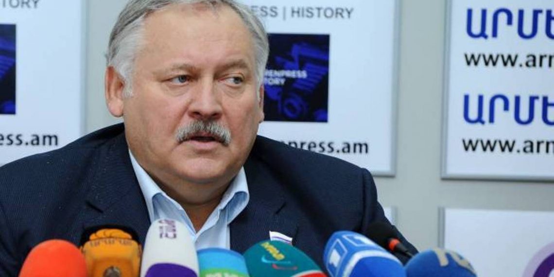 Константин Затулин посетил пострадавший вследствие агрессии Азербайджана город Джермук