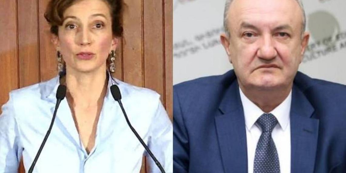 Министр ОНКС Армении обратился к генеральному директору ЮНЕСКО с призывом осудить враждебные действия Азербайджана