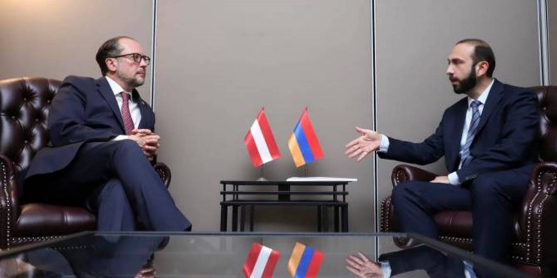 Главы МИД Армении и Австрии обсудили процесс нормализации армяно-турецких отношений