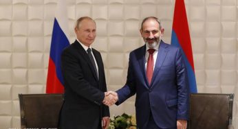 Придаём большое значение дружественным, союзническим отношениям с Арменией. Путин поздравил Пашиняна