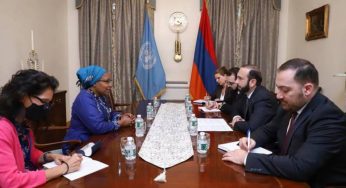 Министр ИД Армении представил советнику генсекретаря ООН нарушения Азербайджана международных и гуманитарных прав