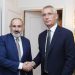 Премьер-министр Пашинян провел встречу с генеральным секретарем НАТО Йенсом Столтенбергом