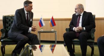 Премьер-министр Пашинян представил президенту Словении последствия агрессии Азербайджана