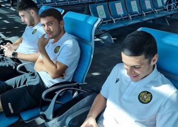 Национальная сборная по футболу отбыла в Ирландию