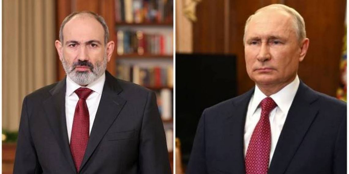 Никол Пашинян направил телеграмму соболезнования Владимиру Путину