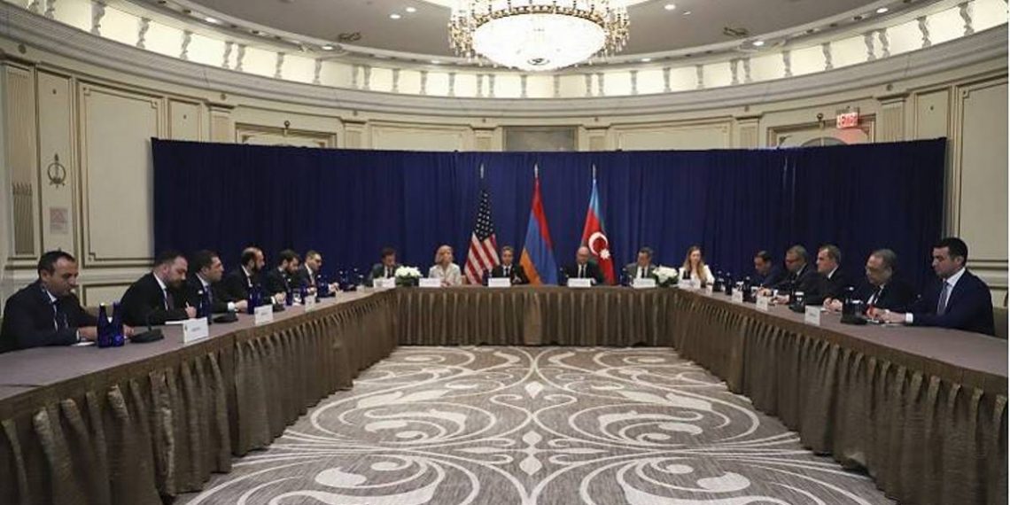 В Нью-Йорке состоялась встреча Мирзоян-Блинкен-Байрамов