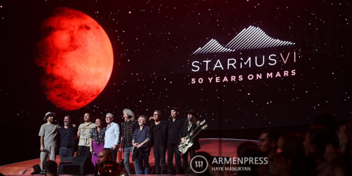 Шоу Queen продолжилось на сцене STARMUS: музыкальный праздник в Ереване с участием Брайана Мэя