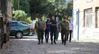 Министр по чрезвычайным ситуациям 17 сентября посетил Сюникскую область.