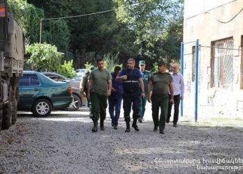 Министр по чрезвычайным ситуациям 17 сентября посетил Сюникскую область.
