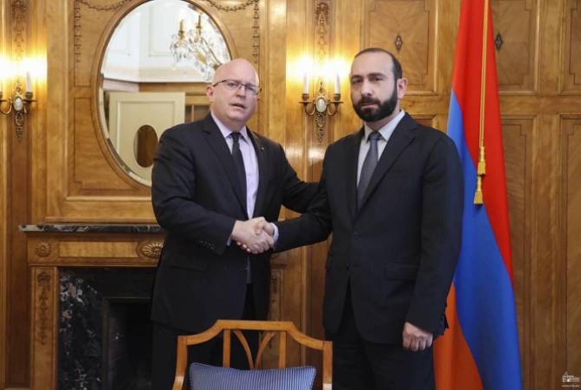 Глава МИД Армении провел встречу с сопредседателем Минской группы ОБСЕ от США