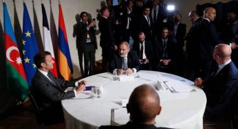 В Праге стартовала четырехсторонняя встреча Пашинян-Макрон-Мишель-Алиев