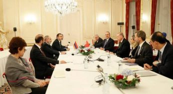 В Праге началась встреча премьер-министра Армении и президента Турции 