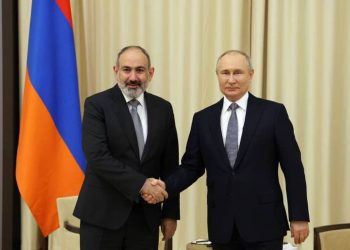 Никол Пашинян поздравил Владимира Путина с юбилеем