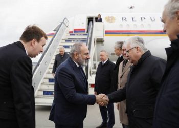 Никол Пашинян прибыл в Санкт-Петербург