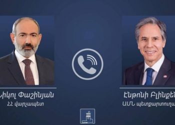Премьер-министр Пашинян провел телефонный разговор с госсекретарем США Энтони Блинкеном